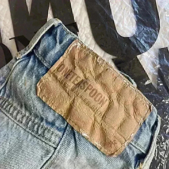 One Teaspoon High Waisted Shorts, Denim Shorts, Light Wash Shorts, Womens 23 - Picture 7 of 7